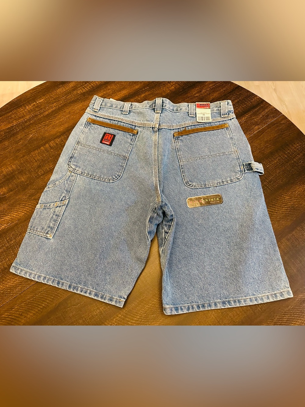 NWT Wrangler Riggs Workwear Carpenter Jean Shorts Men Size 36x11